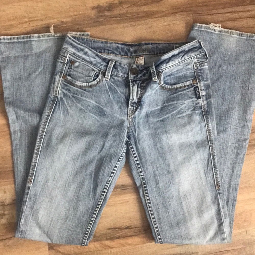 Silver jeans